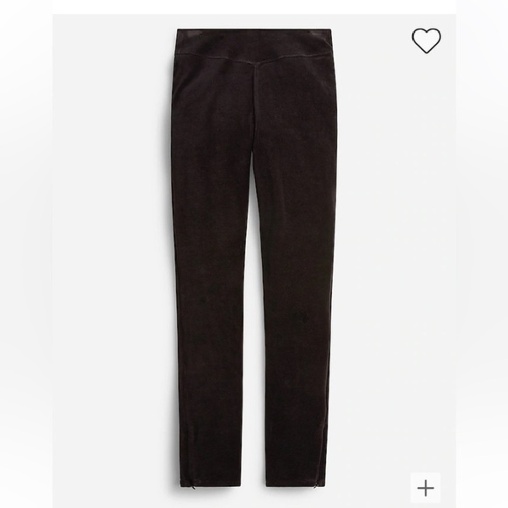 Jcrew Italian stretch velvet leggings, NWT, size XL